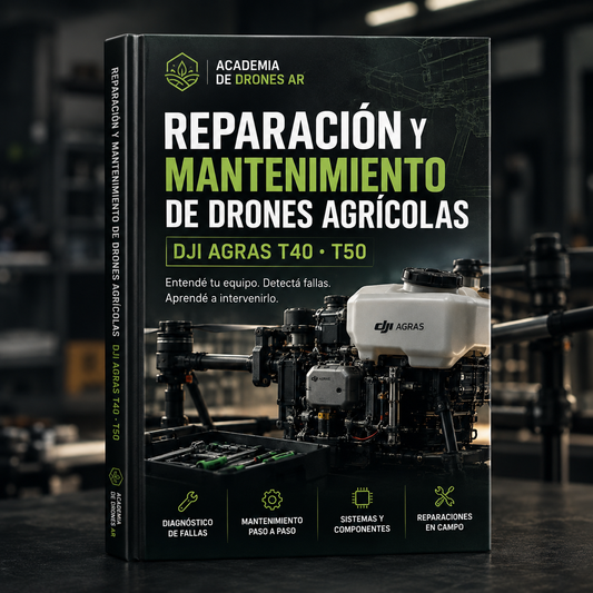 🔥 Reparación y Mantenimiento de Drones Agrícolas: Aprendé a cuidar, diagnosticar y reparar tu DJI Agras antes de gastar de más en reparaciones. 🎁 Regalo: Guía de Alertas y Causas